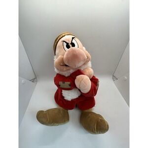 DISNEY PARKS SNOW WHITE‎ & THE SEVEN DWARFS GRUMPY 12" PLUSH TOY